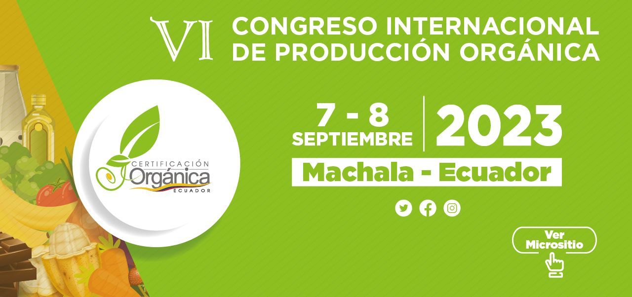 Micrositio de VI Congreso Internacional de Producción Orgánica